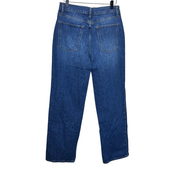 Triarchy High Rise Straight Leg Cotton Jeans Size 29 - Picture 2 of 13